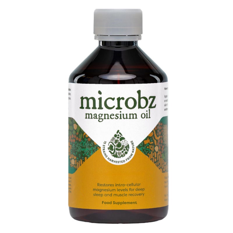 MICROBZ Topical Magnesium Oil - High Absorption Liquid Magnesium for Muscle Cramps, Sleep & Relaxation, Post Workout, with Dead Sea Minerals â€“ 100% Natural & Vegan